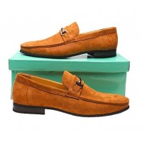 Classic Suede Loafers - Brown